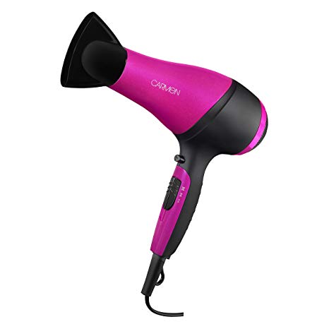 Carmen C80000 Hair Dryer with Concentrator Nozzle, 2200 W - Pink