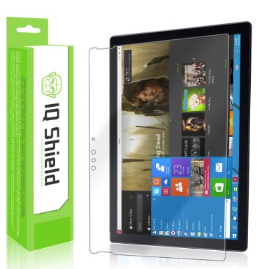 IQ Shield LiQuidSkin - Microsoft Surface Pro 4 Screen Protector and Warranty Replacements - HD Ultra Clear Film - Protective Guard - Extremely Smooth  Self-Healing  Bubble-Free Shield