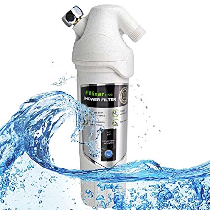 Fillixar Shower Filter, Shower Water Filter, Shower Head Filter, Removes over 99% of Chlorin Showerhead Filter, Shower Head Water Filter with Replacement Indicator - 13,000 Gallons