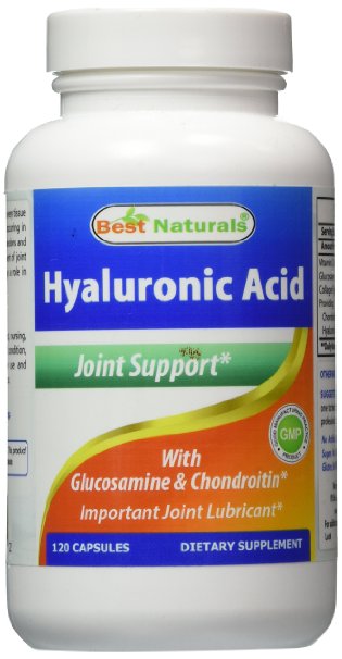 Best Naturals Hyaluronic Acid 100 mg per serving 120 Capsules
