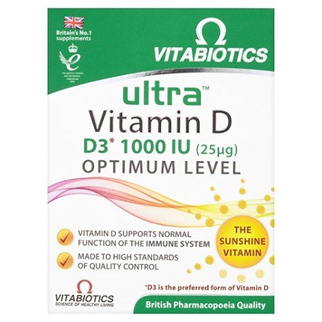 Vitabiotics Ultra Vitamin D3 Tablets, 96 Tablets