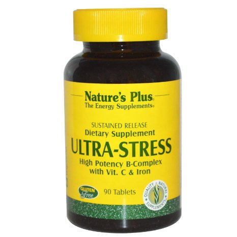 Natures Plus Ultra Stress with Iron Time Release - 90 - Timetab