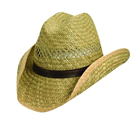 Dorfman Pacific Rush Straw 3.5 Inch Shapeable Brim Western Cowboy Hat