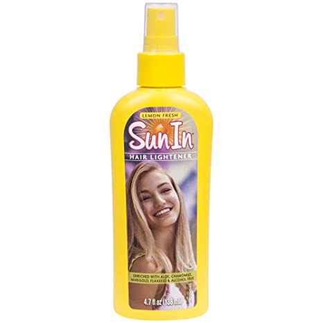Sun-In Hair Lightener Spray Lemon Fresh 4.70 oz (Pack of 4)