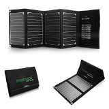 High Efficiency Poweradd 20W Dual USB Port Solar Charger for Apple iPhone 6s Plus 6 5s 5 iPad iPod Android Samsung HTC LG Nexus Gopro MP3 Players External Batteries and More