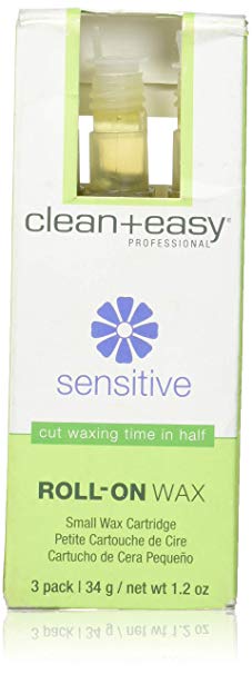 Clean   Easy Small Sensitive Wax Refill- 3 pk