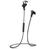 Bluetooth Headphones Wireless Earbuds Earphones with Microphone by Zero-One Audio 01ABH002-High Quality Sound-Light Weight Design for Sports-Made for Phones Like Samsung S6 iPhone 6 and More Black