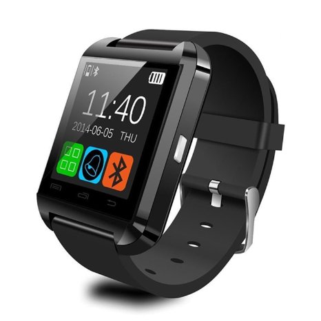 U8 Bluetooth Smart Watch WristWatch Phone with Camera Touch Screen for Android OS For Android Samsung HTC Sony Blackberry Smartphone etc. (black)