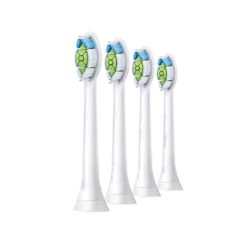 Replacement Toothbrush Heads for Electric Toothbrush,Compatible with Philips Sonicare,HX6064/65,White,4 Count