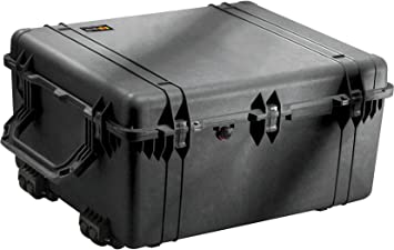 Pelican 1690 Transport Case No Foam (Black)