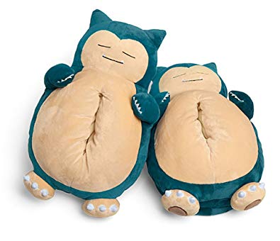 ThinkGeek Official Pokémon Snoring Snorlax Slippers