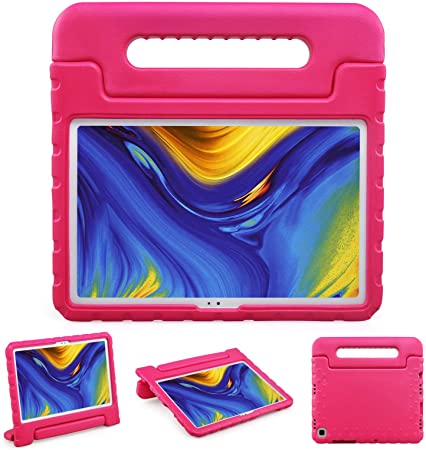 NEWSTYLE Kids Case for Samsung Galaxy Tab A7 10.4 2020 T500 T505, Shockproof Light Weight Protection Handle Stand Kids Case for Samsung Galaxy Tab Tab A7 10.4 Inch 2020 Model (Rose)