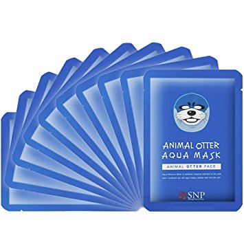 NPS SNP SNPP02- Otter Aqua Character Printed Mask ,10 Count