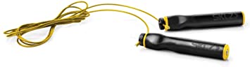 SKLZ Speed Rope Jump Rope and Conditioning Trainer, Black/Yellow