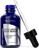 2 OZ Hyaluronic Acid Serum - Maximum Hydration For Youthful Radiance - Natural and Organic Anti-Aging Formula with Vitamin C Green Tea and Jojoba Oil - by Body Merry