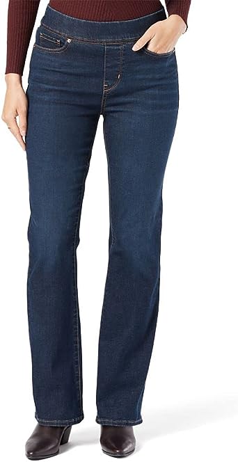 Signature by Levi Strauss & Co. Gold Label Women's Totally Shaping Pull-on Bootcut (Also Available in Plus Size)