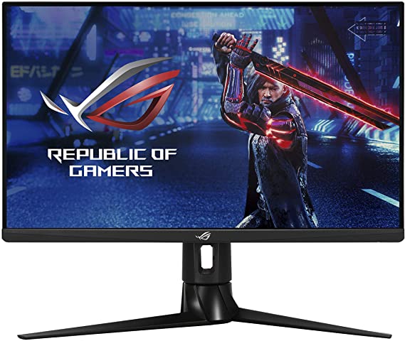 ASUS ROG Strix XG27AQ HDR Gaming Monitor – 27 inch WQHD (2560 x 1440), Fast IPS, Overclockable 170Hz (Above 144Hz), 1ms (GTG), ELMB SYNC, G-SYNC Compatible, DisplayHDR 400