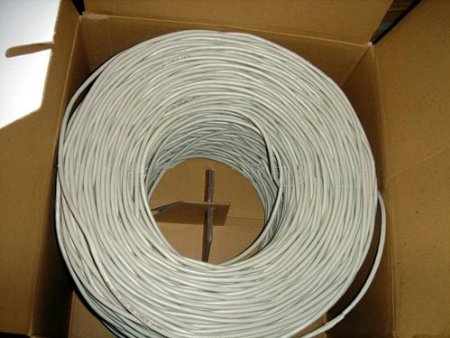 VideoSecu 500ft CAT5E Cable 4 Pair 24 AWG UTP WT Pure Copper Ethernet Network Wire WL5