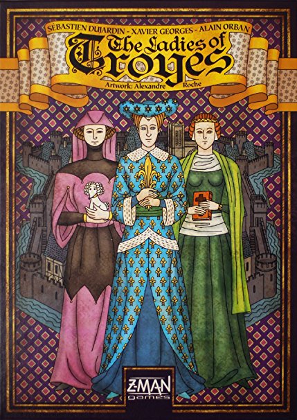 Asmodee Ladies of Troyes Board Game