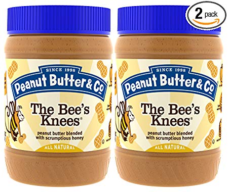 Peanut Butter & Co. Peanut Butter, Gluten Free, The Bee's Knees (Honey), 16 Ounce Jars (Pack of 2)