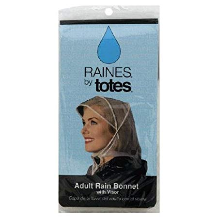 Raines Rain Bonnet With Visor Adult, Colors May Vary