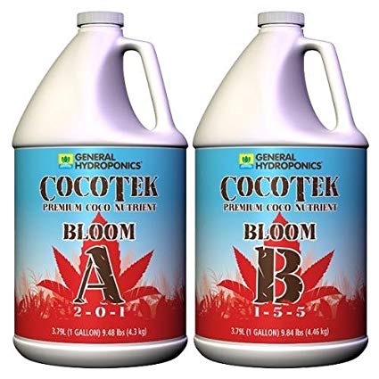 General Hydroponics Cocotte Coco Bloom A and B for Gardening, 1-Gallon