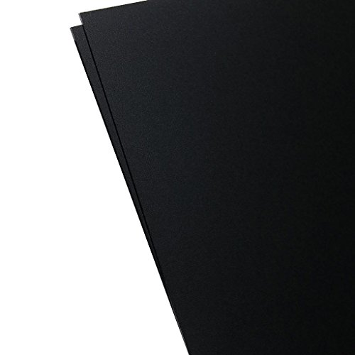 Plastics 2000 - KYDEX Sheet - 0.060" Thick, Black, 12" x 12", 4 PACK