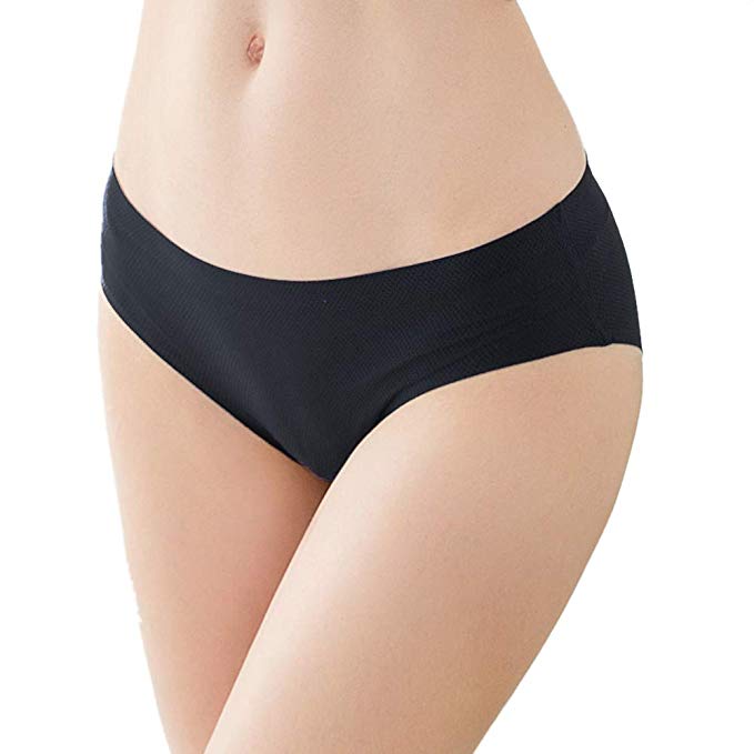 OUXBM Womens Underwear Seamless Panties Plus Size High Waist Brief/Low Rise Hipster