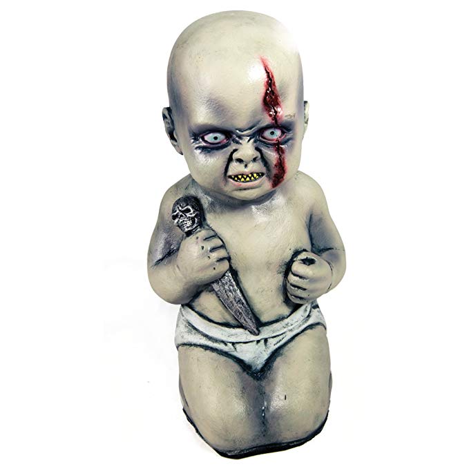 Forum Novelties Evil Baby with Dagger Halloween Prop Decoration