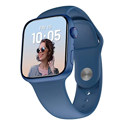 Newly launched Crossbeats Ignite S4 Max BT Calling Smartwatch, 1.9” Edge-to-Edge UHD TrueHue™ Always on Display 320×385 Pixels SnapCharge™ Calculator, 500  Watch Faces, AI Health Feature-Blue