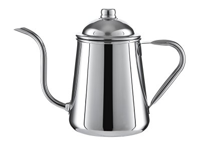Pour Over Drip Kettle - High Quality Stainless Steel With Precision Gooseneck spout for amazing water flow control. Ideal for pour over coffee and tea - 0.9L capacity