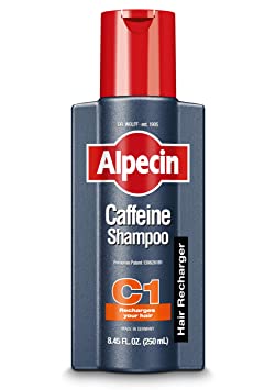 Alpecin C1 Caffeine Shampoo, 8.45 fl oz, Caffeine Shampoo Cleanses the Scalp to Promote Natural Hair Growth, Leaves Hair Feeling Thicker and Stronger