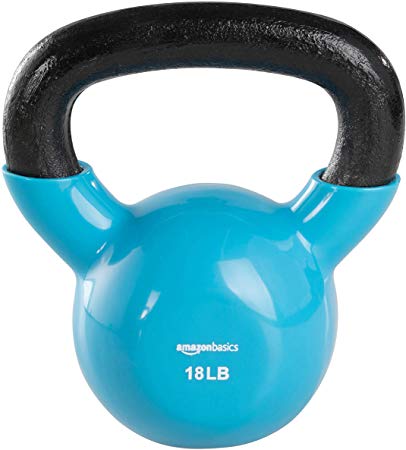 AmazonBasics Vinyl Kettlebell