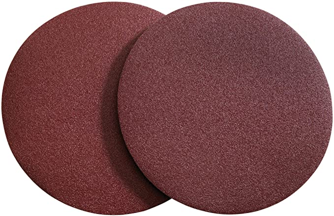 Woodstock D1323 9-Inch Diameter PSA 100 Grit Aluminum Oxide Sanding Disc, 2-Pack