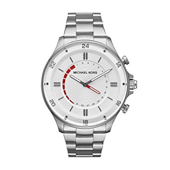 Michael Kors Men's Silvertone Reid Hybrid Watch