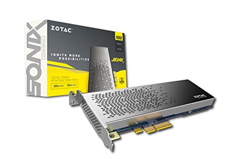 NEW ZOTAC SONIX 480GB PCIe SSD NVMe PCIe Gen3 x4 Add-in-Card with low-profile support (ZTSSD-PG3-480G-GE)