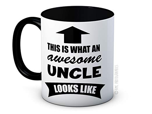 This is What an Awesome Uncle Looks Like - Funny High Quality Coffee Tea Mug