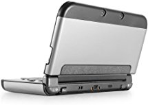 TNP New 3DS XL Case (Silver) - Plastic   Aluminium Full Body Protective Snap-on Hard Shell Skin Case Cover for New Nintendo 3DS LL XL 2015