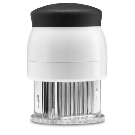 Kitchen Maestro Meat Tenderizer, 72 Ultra Sharp Stainless Steel Blades for Tenderizing Meat, Poultry or Fish.