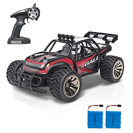 Gimilife Remote Control Car, Fast Toy RC Vehicle,Terrain RC Cars,Electric Remote Control Off Road Monster Truck,RC Cars for Kids Toddler Gift,Desert Off-Road Vehicle,2.4Ghz Radio 2WD Monster Truck