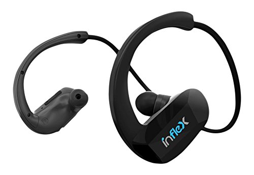 InFlex  Waterproof Bluetooth MP3 Player & Headphones Sports Headphone 2-in-1  8Gb memory, store up to 2,500 song By Pyle (PSWP9BTBK)