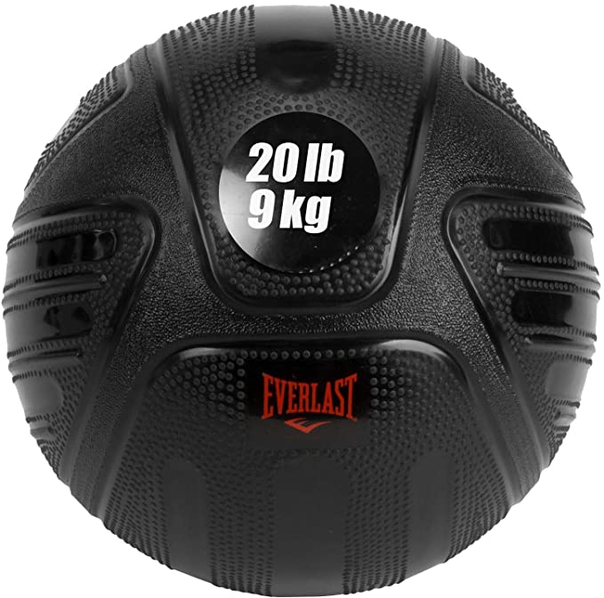 Everlast FIT Textured Weighted Slam Ball - Black