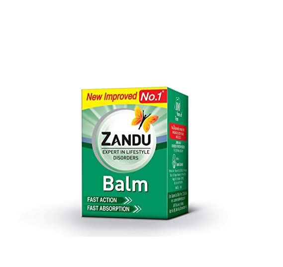 8 X Zandu Balm Fast Pain Relief Headache Body Ache & Cold Ayurvedic 8ml X 8 Pack