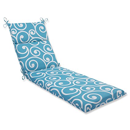 Pillow Perfect Outdoor Best Chaise Lounge Cushion, Turquoise