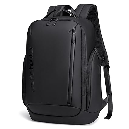 Arcitc Hunter Slim Backpack for Men 20L Compact upto 15.6'' Laptop Backpack for Men with Dry and Wet Side Pocket & USB Port Office Backpack with Multi-pocket Business Backpack for Travel Casual, Black