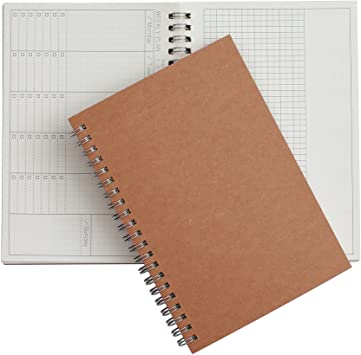 Time Management Manual and Planner - 48 Sheets – 130 millimeters by 190 millimeters - Weekly Planning - Get Your Life Organized