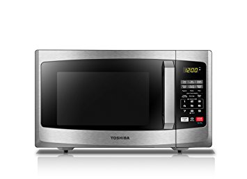 Toshiba EM925A5A-SS Compact Microwave with Sound on/Off Option, 0.9 Cu.ft, Stainless Steel