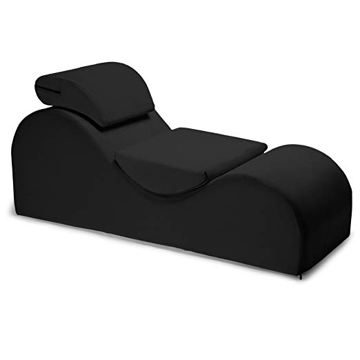 Liberator Esse Lounge Chair, Black Velvish