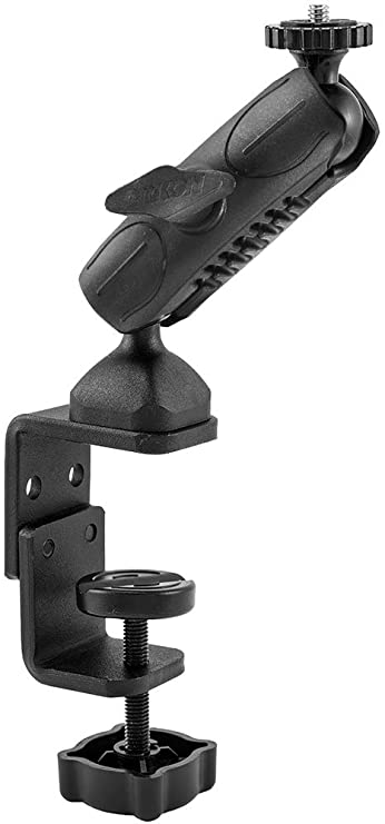 Arkon RM0861420 C Clamp Heavy Duty Camera Mounting Pedestal with 1/4 20 Mounting-Bolt for Nikon, Sony, Samsung, Canon, Olympus, Panasonic Cameras, Black
