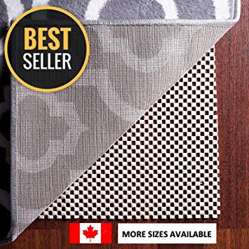 Extra Thick Rug Pad (8' X 11') Non Slip Rug pad for Rugs & Mattresses on Hard Surfaces 8 by 11 Feet, Add Grip, Comfort, Cushion and Protection Under Rugs Rug Underpad